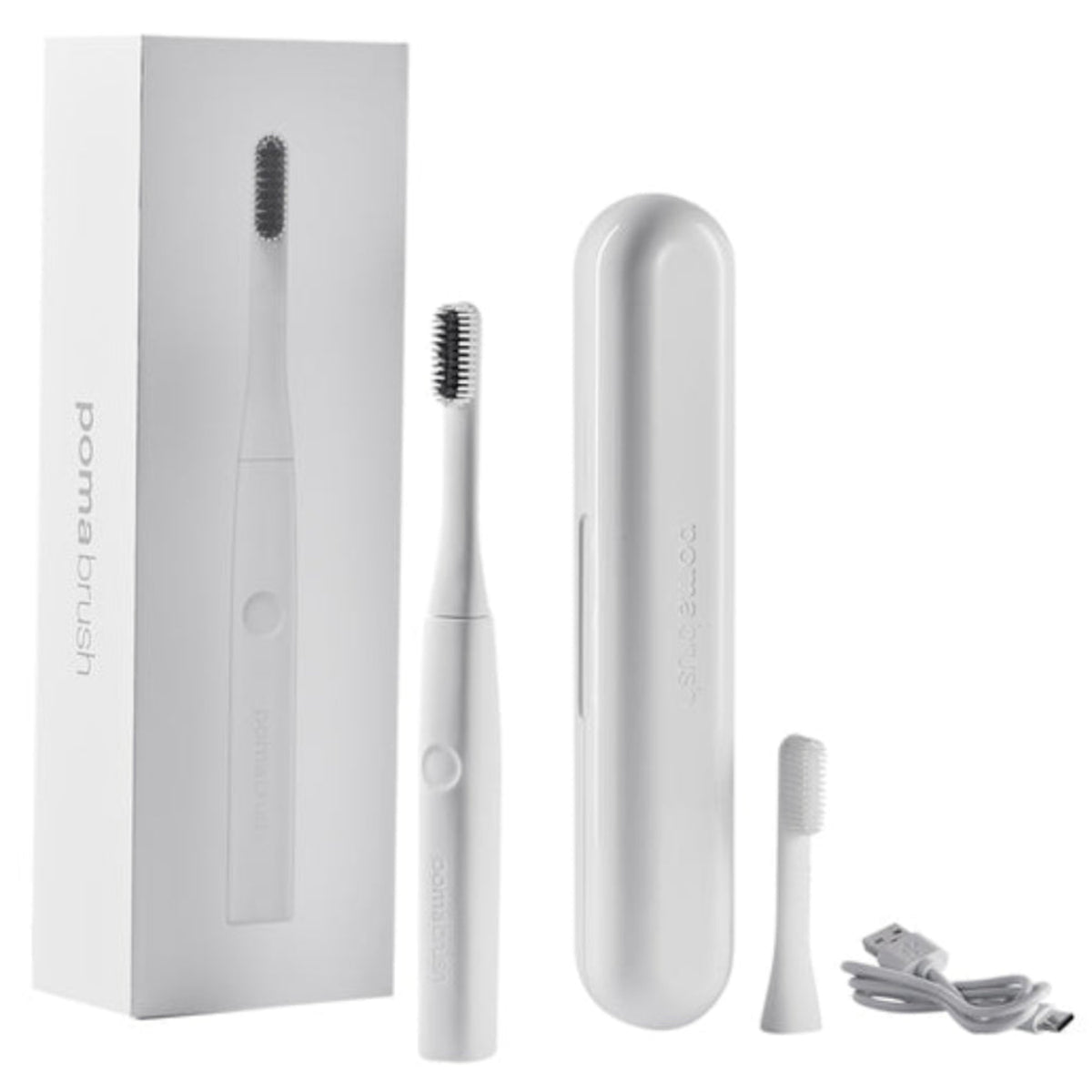 Pomabrush - Sonic Toothbrush Set - White