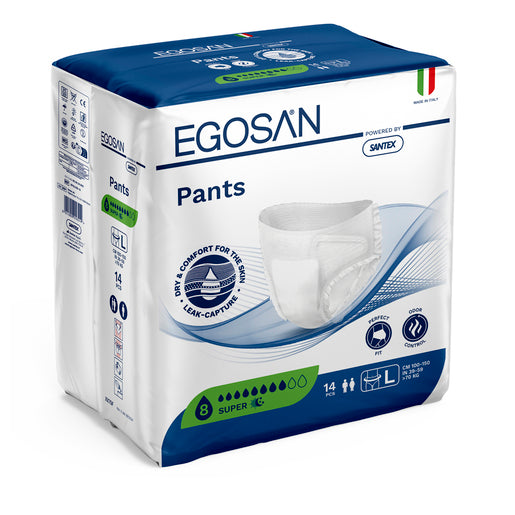 Egosan Adult All In-One Pull Up Diaper Super 14 Value Pack-56ps - L