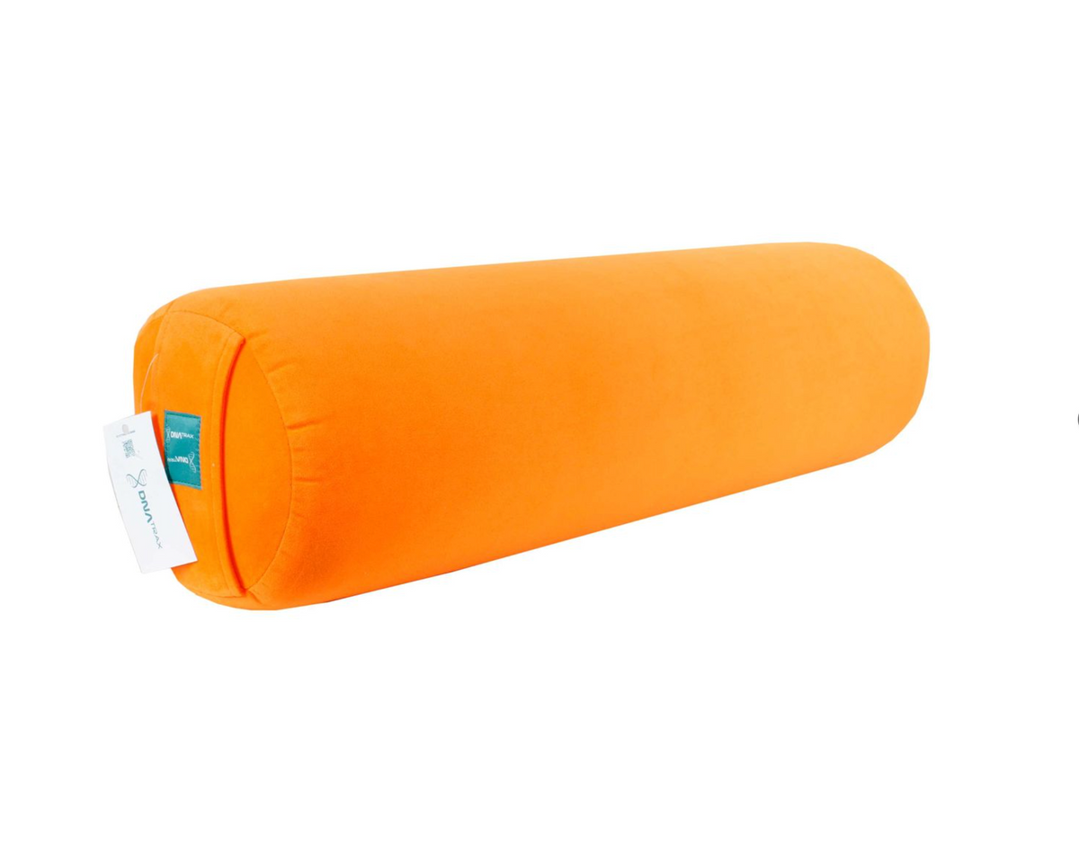DNA Trax Premium Long Round Yoga Bolsters - Orange