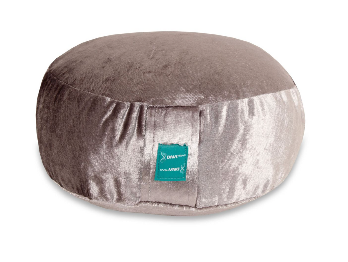 Premium Round Meditation Yoga Cushion - Silver