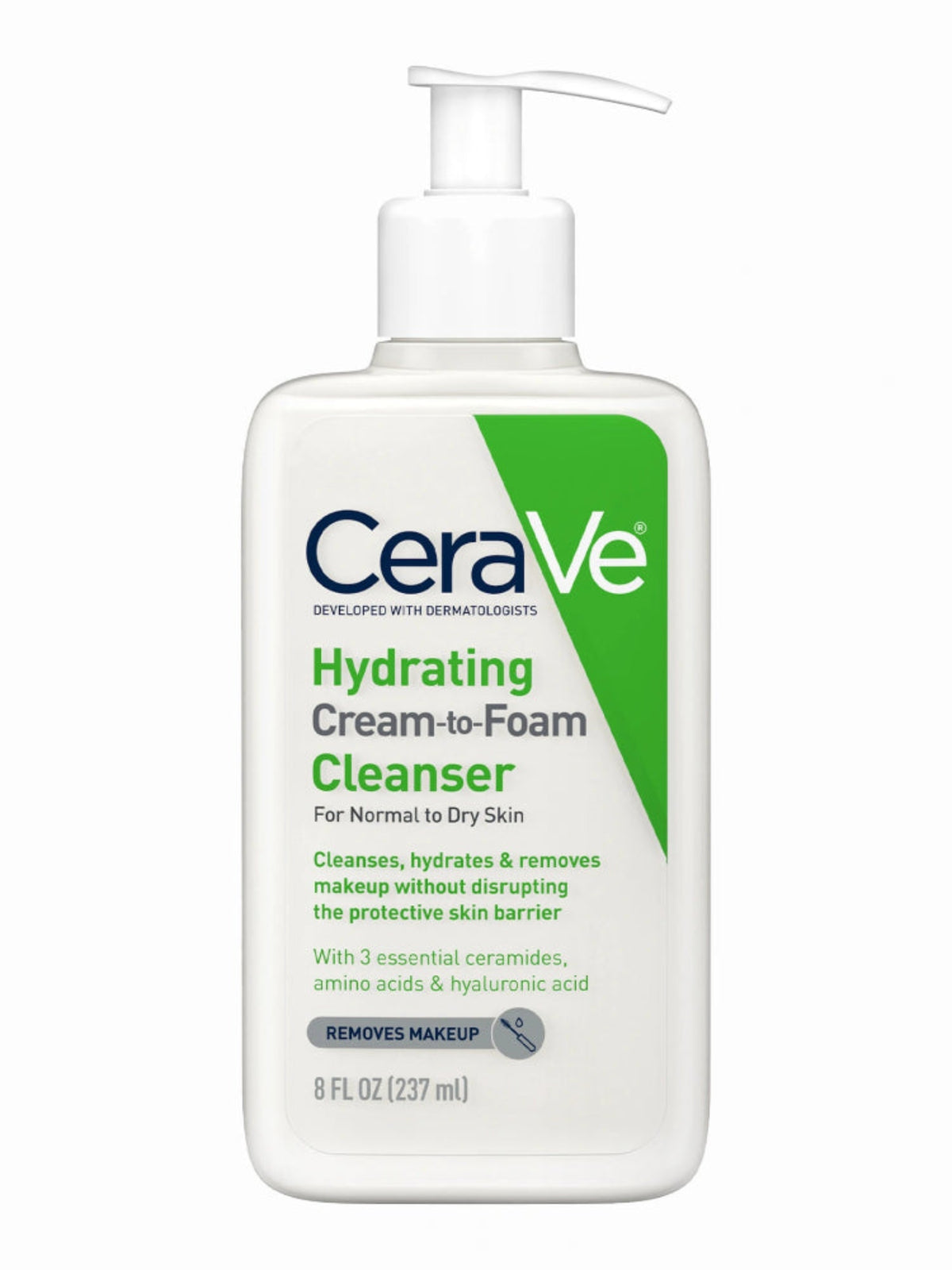 CeraVe Hydrating Cream-to-Foam Cleanser 237 ml